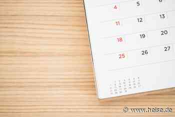 Zeit in C++20: Kalendertermine erstellen