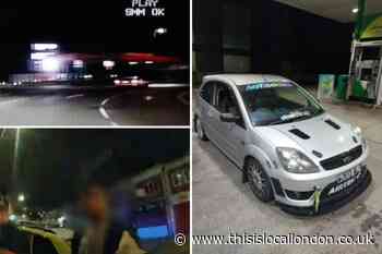 Kent Police video shows Sidcup and Dartford speeding drivers