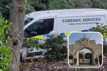 City of London Cemetery crime scene: Skull and bones found