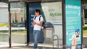 Georgian College students grab a free ride on city transit