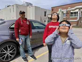 Total solar eclipse 2024 in Kingston