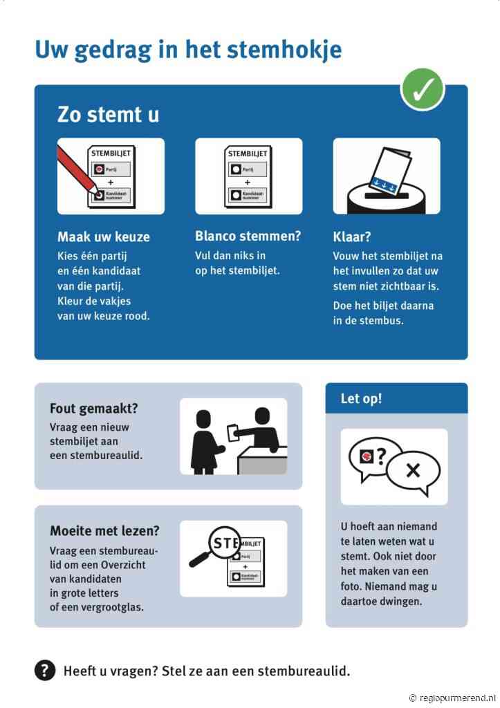 Proef bij 5 gemeenten met kleiner stembiljet, in 2026 landelijke invoering “twee vakjes rood maken”
