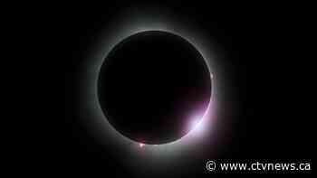 Total solar eclipse exits North America on Newfoundland's eastern coast