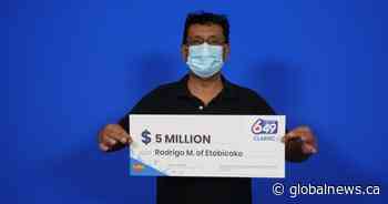 Toronto man hits jackpot after playing lottery regularly for 10 years