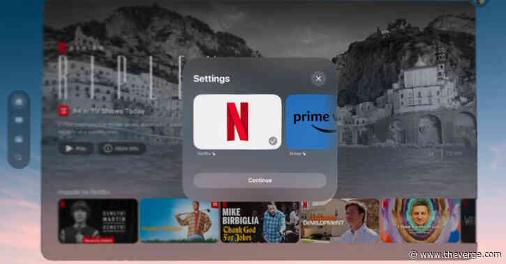 The Supercut app brings good Netflix to the Vision Pro