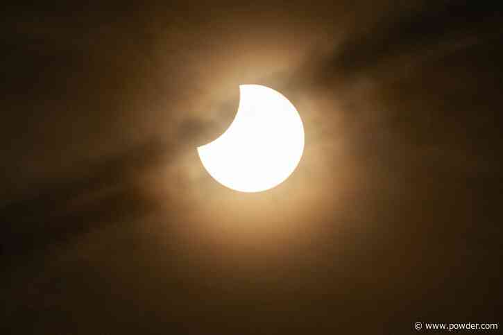 Waterville Valley, New Hampshire, Shares Images Of Solar Eclipse
