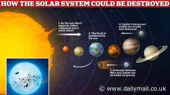 Is THIS how the world will end? Scientists warn our solar system could be pulled into the gravity of a white dwarf star before being 'crushed and ground to dust'