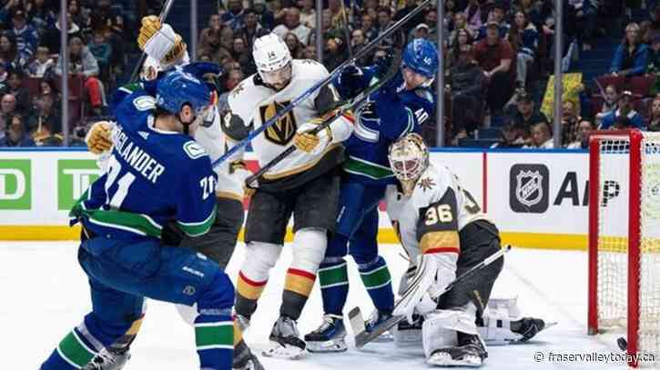 Garland scores twice, Canucks outlast Golden Knights for 4-3 win