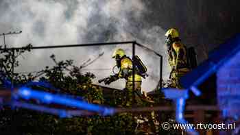 Grote brand jaagt meerdere bewoners Westdorplaan Raalte uit huis