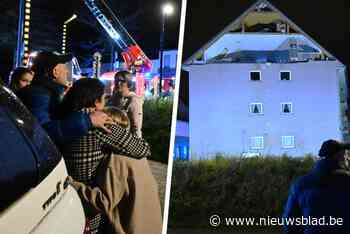 Inwoners getuigen nadat gevel instort tijdens onweer: “Ik ging meteen kijken in de afgrond of mijn dochter daar lag”