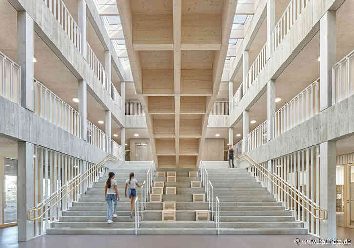 Kreuzstützen für Holzhybrid
 - Schule von VON M in Ludwigsburg