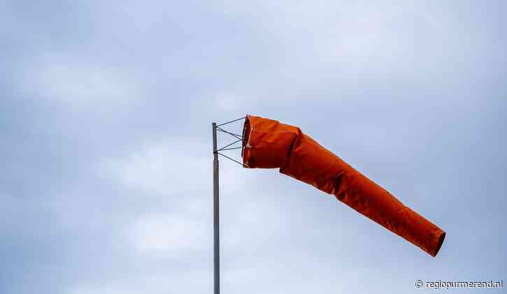 Code geel: vanmiddag in Noord-Holland plaatselijk zware windstoten