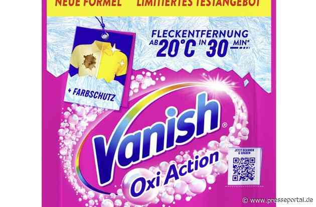 Neue und verbesserte Formel - Vanish Oxi Action überzeugt mit effektiver Fleckentfernung und bestmöglichen Waschergebnissen