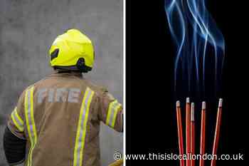LFB gives incense stick warning after Hackney fire