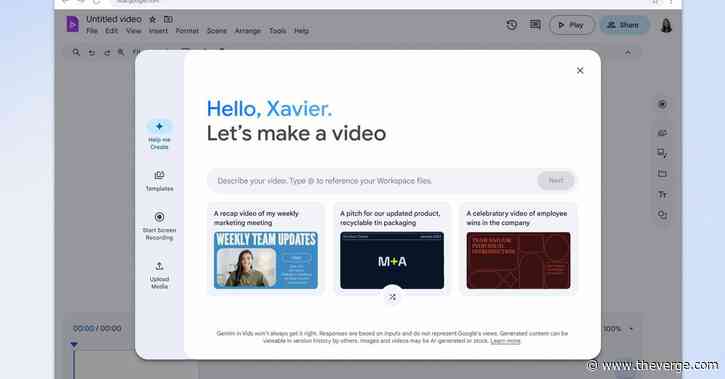 With Vids, Google thinks it has the next big productivity tool for work