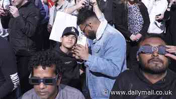 Dozens of social media users claim looking at 2024's solar eclipse left them with sore eyes (even some who wore glasses) - as Google searches for retina pain spike