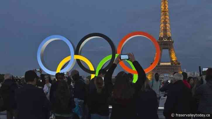 Olympic rings for the Paris Games will be displayed on the Eiffel Tower