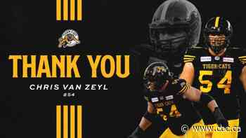 Font Hill's Chris Van Zeyl announces CFL retirement after 15 year career