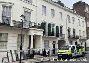 Stanhope Place Westminster stabbing: Pictures from scene