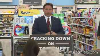 Gov. DeSantis holds press conference to discuss retail theft in Stuart