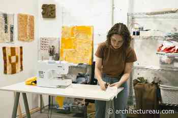 Stitching memories from found materials