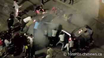 Video shows dangerous car rally stunts as Vaughan, Ont. cracks down on illegal events