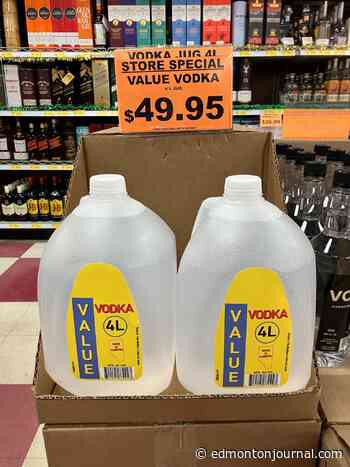 4-litre vodka jugs for $49.95: Alberta distillery stops production after minister calls price 'not very responsible'