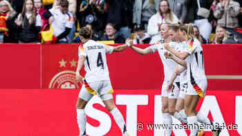 Deutschland gegen Island jetzt im Live-Ticker: DFB-Frauen erhöhen kurz vor der Halbzeit