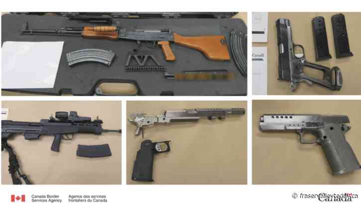 CBSA and ERT officers raid man’s Lower Mainland home, locate stash of prohibited guns
