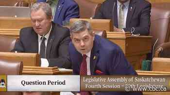 'Don't slouch': Saskatchewan's speaker of legislative assembly rebukes MLA for disrespect