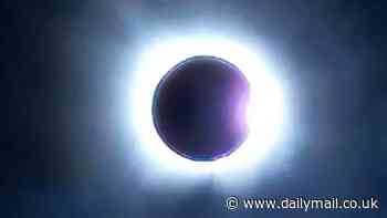 DailyMaill.com attended a solar eclipse 'blackout party' in Dallas where families traveled up to 2,000 miles to see the totality - including grandmother, 80, who ticked off bucket list item