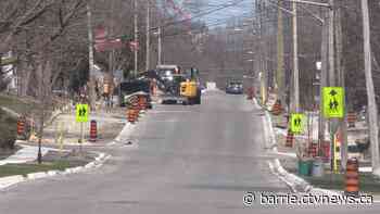 City of Orillia resumes reconstruction on Laclie Street ahead of schedule
