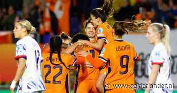 LIVE EK-kwalificatie | Oranje Leeuwinnen verdedigen minimale voorsprong na schitterende openingsgoal