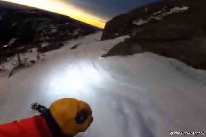 Skier Descends Vermont's Tallest Peak In Totality