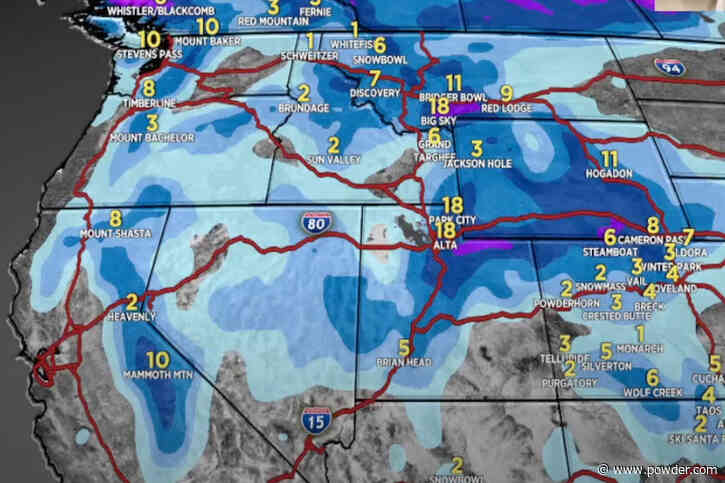 Utah Favored For Deepest Snow From End Of Week Storm