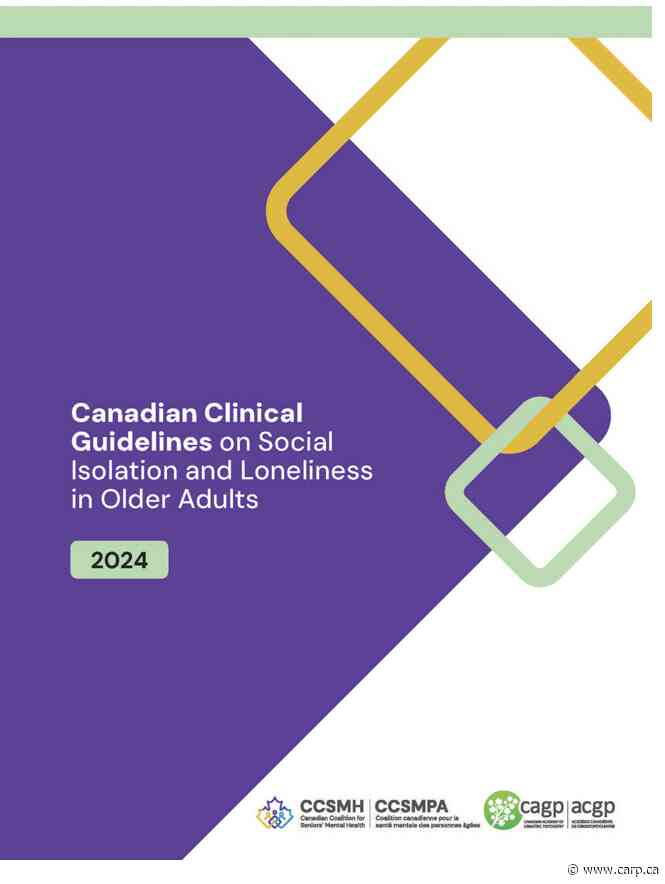 CARP Applauds New Social Isolation and Loneliness Guidelines