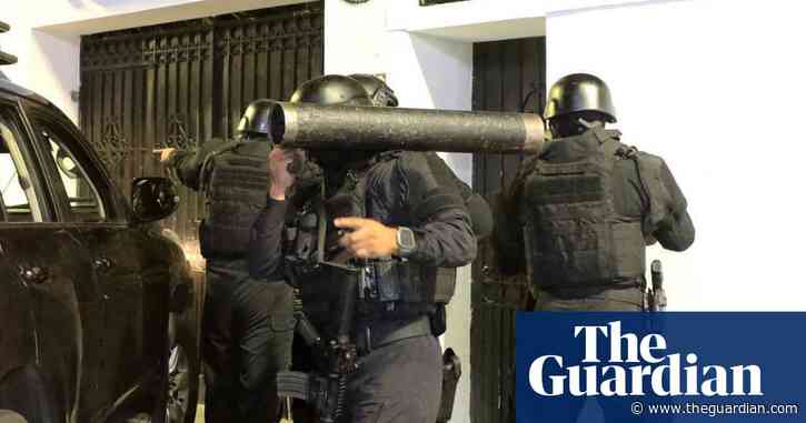 Mexican president releases footage of ‘despicable’ raid on embassy in Ecuador