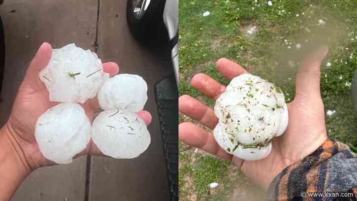 BLOG: Severe storms bring softball size hail to Central Texas