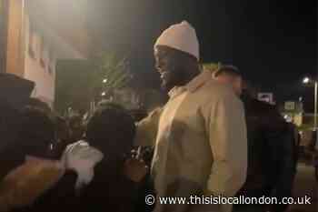 Stormzy and Headie One in Romford filming music video