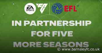 EFL IN-THE-GAME WITH EA SPORTS FC™ FOR FIVE MORE SEASONS