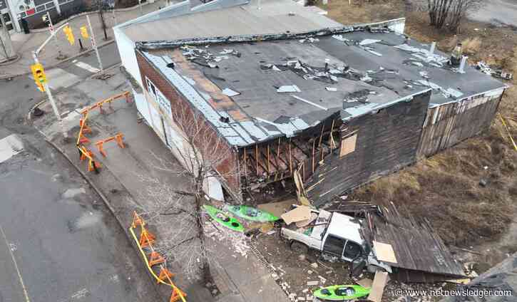 Thunder Bay Police Arrest Suspect After Dramatic Overnight Crash into Simpson Street Building