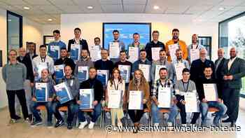 Weiterbildung im Beruf: IHK verabschiedet 29 Industriemeister in Nagold