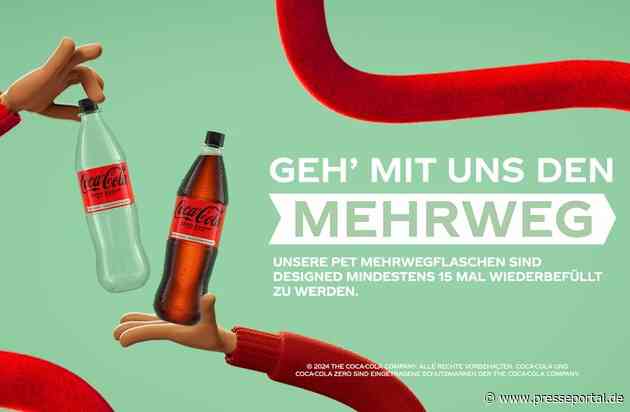 rPET-Einweg oder PET-Mehrweg? Immer die richtige Entscheidung! Die neue Coca-Cola Nachhaltigkeitskampagne klärt auf
