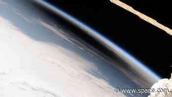 Astronauts' photos capture April 8 solar eclipse from Earth orbit