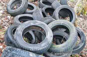 LPI-NDH: Reifen illegal im Wald entsorgt