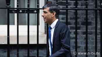 Deutscher Sneaker "zu cool"?: Rishi Sunak entschuldigt sich für Fußbekleidung