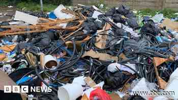 Fly-tipped waste blocks deliveries for steel firm