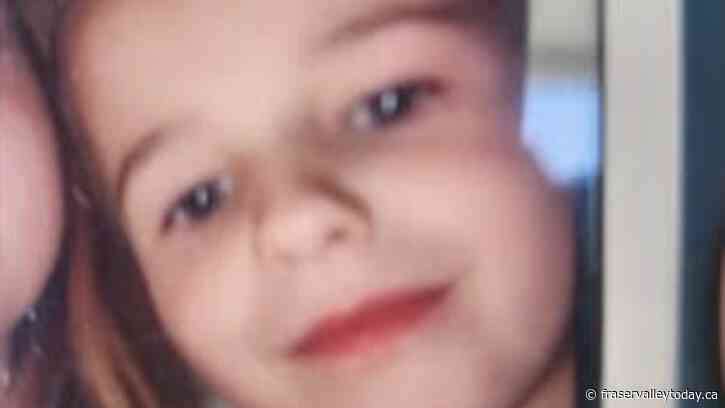 Chilliwack RCMP says a 5-year-old boy has gone missing