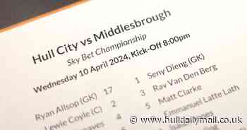 Hull City 2-1 Middlesbrough LIVE match updates from the MKM Stadium