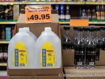 Alberta cabinet minister says no floor prices coming in jumbo vodka jug controversy